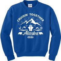 Alaska Cruise 2024 Family Friends Group Travel Matching Kids Sweatshirt