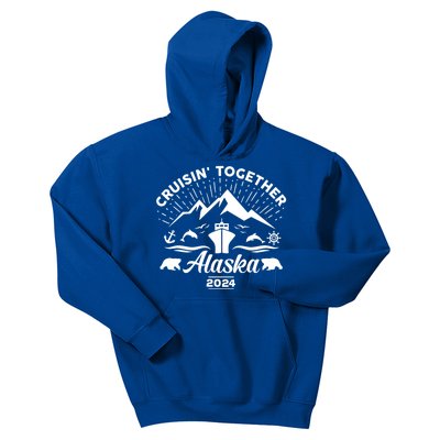 Alaska Cruise 2024 Family Friends Group Travel Matching Kids Hoodie