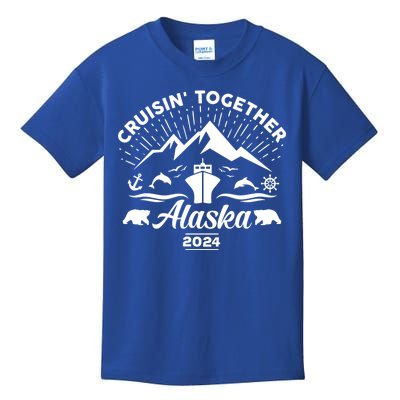 Alaska Cruise 2024 Family Friends Group Travel Matching Kids T-Shirt