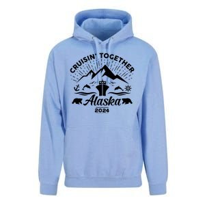 Alaska Cruise 2024 Family Friends Group Travel Matching Unisex Surf Hoodie