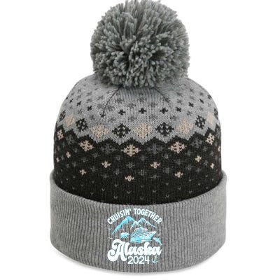 Alaska Cruise 2024 Retro Matching Family And Friends Group The Baniff Cuffed Pom Beanie