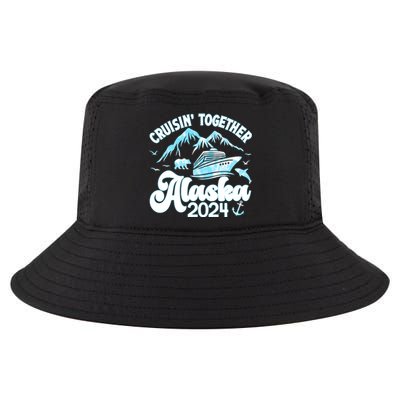 Alaska Cruise 2024 Retro Matching Family And Friends Group Cool Comfort Performance Bucket Hat