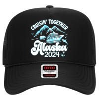 Alaska Cruise 2024 Retro Matching Family And Friends Group High Crown Mesh Back Trucker Hat