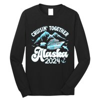 Alaska Cruise 2024 Retro Matching Family And Friends Group Long Sleeve Shirt