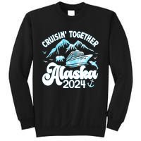 Alaska Cruise 2024 Retro Matching Family And Friends Group Sweatshirt