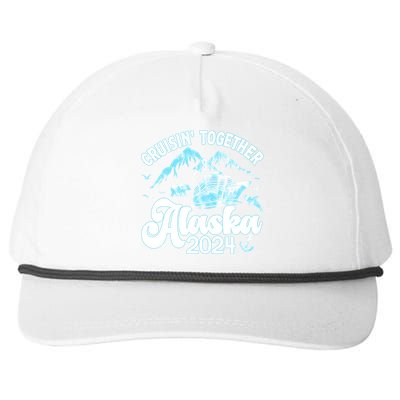 Alaska Cruise 2024 Retro Matching Family And Friends Group Snapback Five-Panel Rope Hat