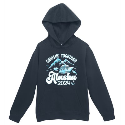 Alaska Cruise 2024 Retro Matching Family And Friends Group Urban Pullover Hoodie