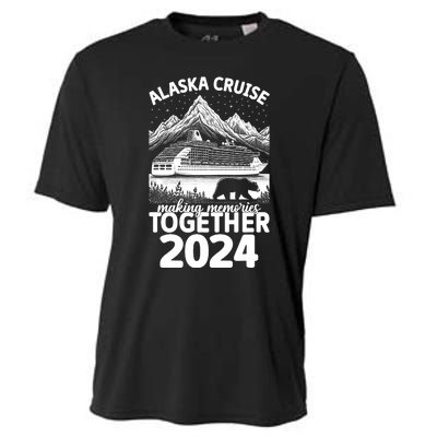 Alaska Cruise 2024 Matching Family Friends Group Alaskan Cooling Performance Crew T-Shirt