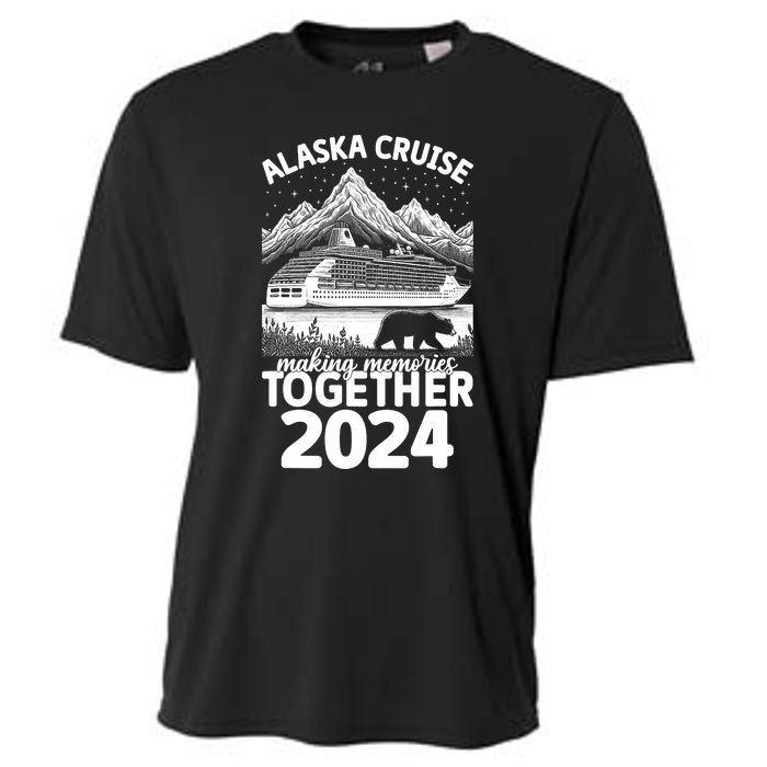 Alaska Cruise 2024 Matching Family Friends Group Alaskan Cooling Performance Crew T-Shirt