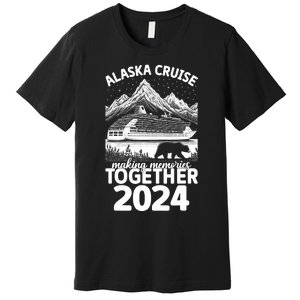 Alaska Cruise 2024 Matching Family Friends Group Alaskan Premium T-Shirt