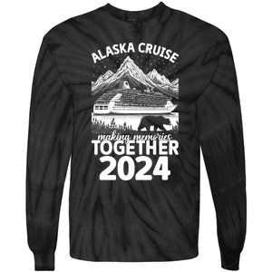 Alaska Cruise 2024 Matching Family Friends Group Alaskan Tie-Dye Long Sleeve Shirt