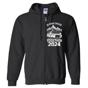 Alaska Cruise 2024 Matching Family Friends Group Alaskan Full Zip Hoodie