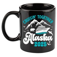 Alaska Cruise 2025 Matching Family 11oz C Handle Ceramic Mug