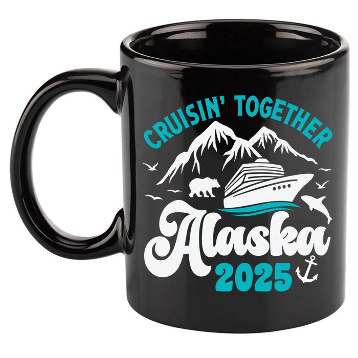 Alaska Cruise 2025 Matching Family 11oz C Handle Ceramic Mug
