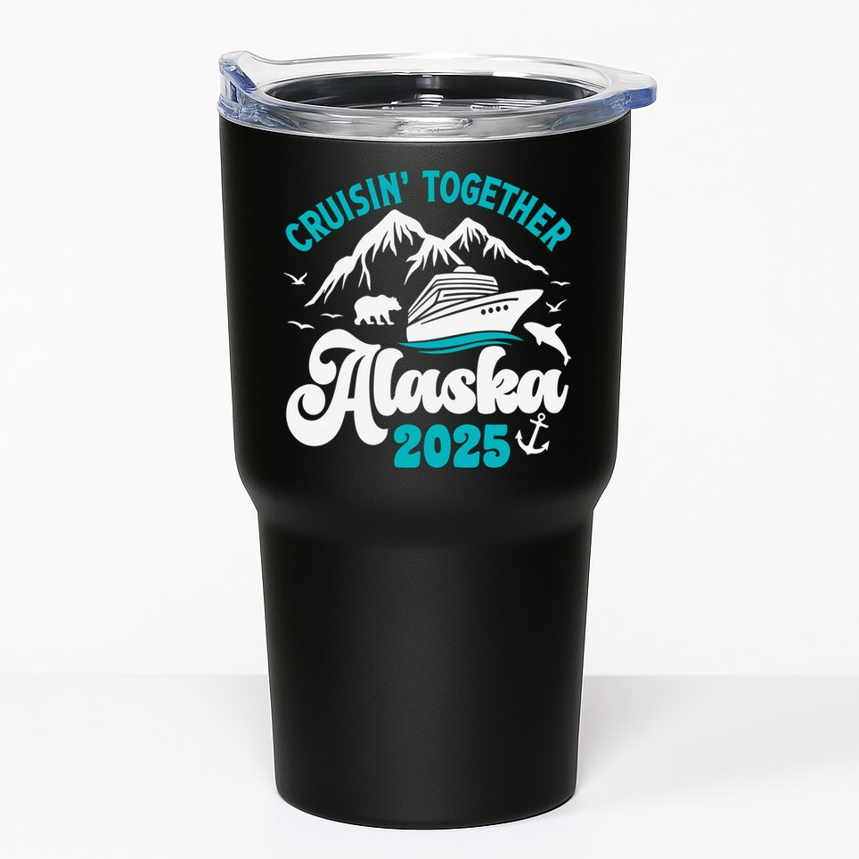 Alaska Cruise 2025 Matching Family Tumbler