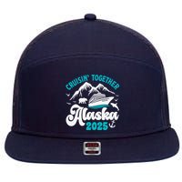 Alaska Cruise 2025 Matching Family 7 Panel Mesh Trucker Snapback Hat