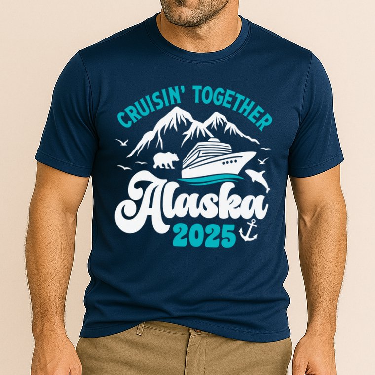 Alaska Cruise 2025 Matching Family Performance Shirt