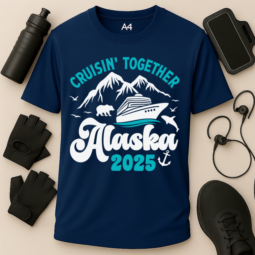 Alaska Cruise 2025 Matching Family Performance Shirt