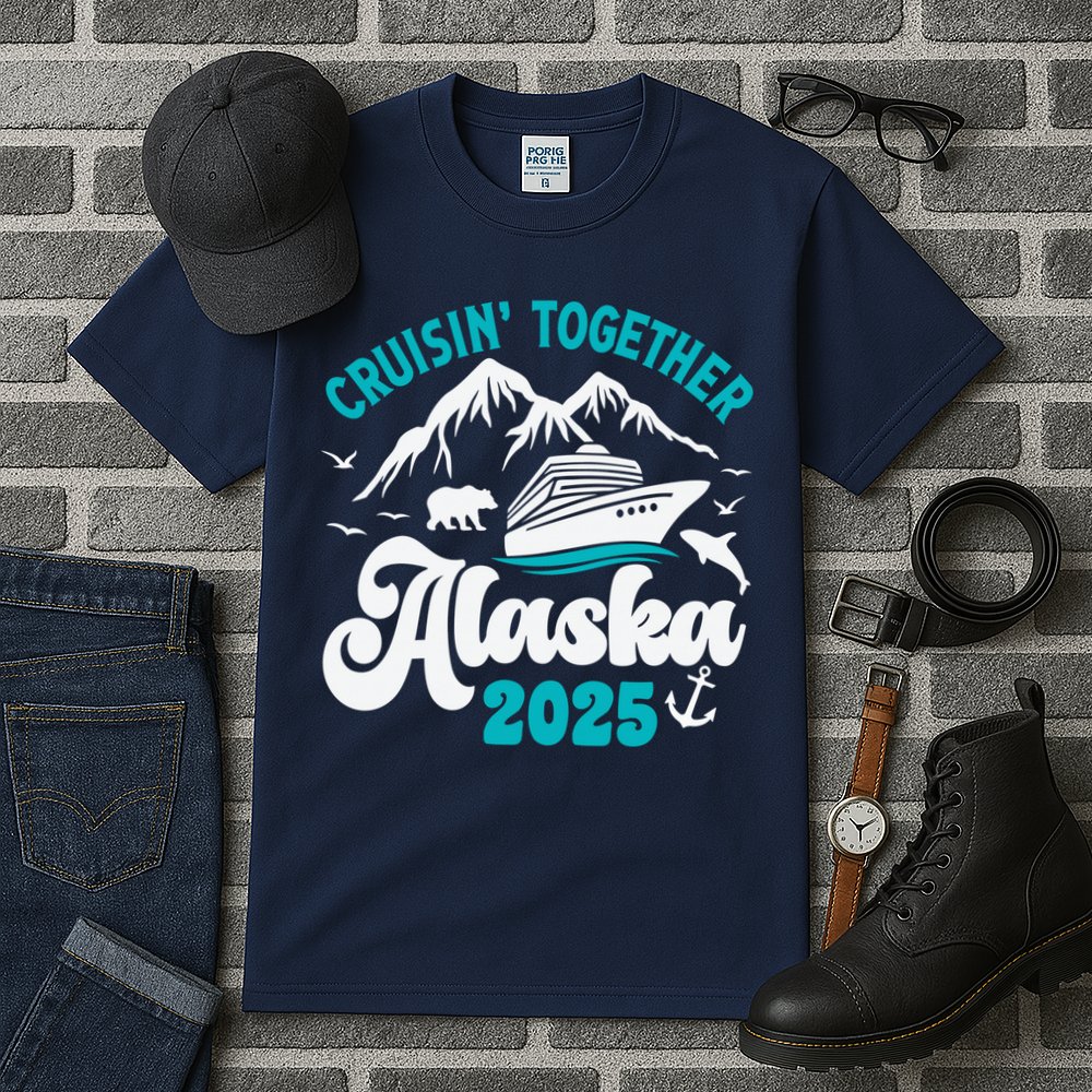 Alaska Cruise 2025 Matching Family Tall T-Shirt
