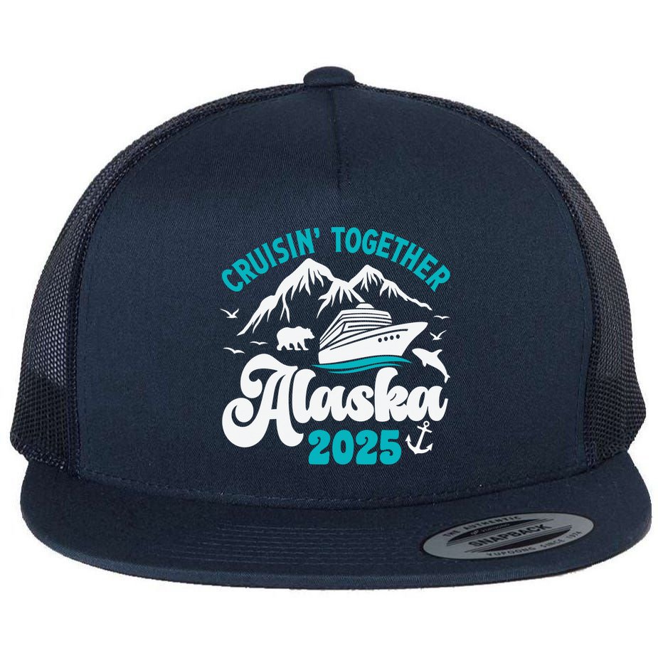 Alaska Cruise 2025 Matching Family Flat Bill Trucker Hat
