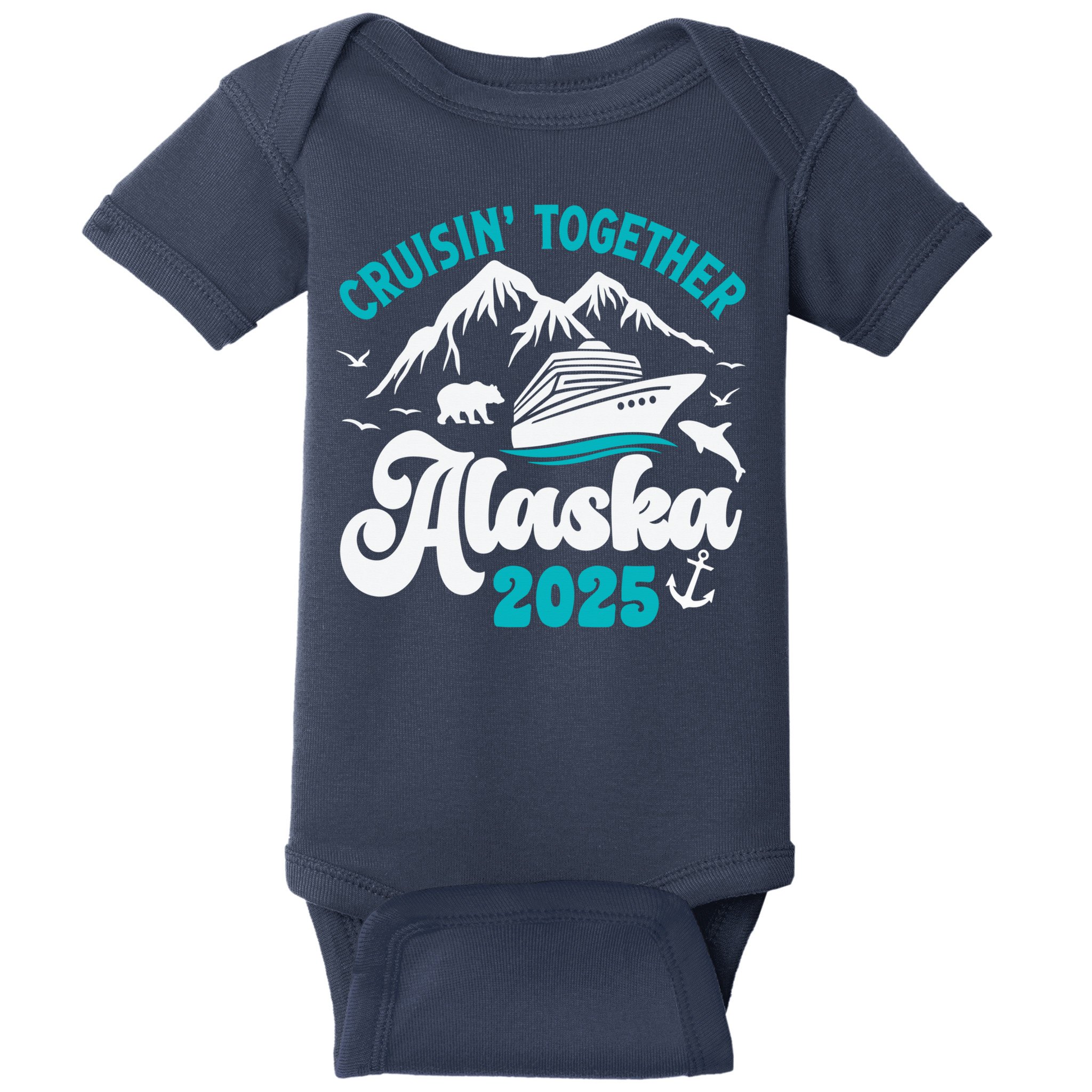 Alaska Cruise 2025 Matching Family Baby Bodysuit