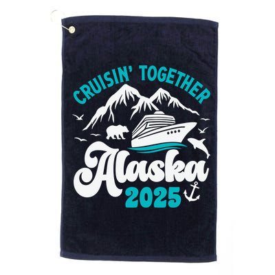 Alaska Cruise 2025 Matching Family Golf Towel