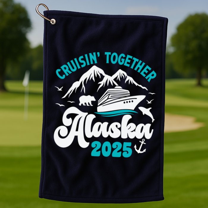 Alaska Cruise 2025 Matching Family Golf Towel