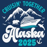 Alaska Cruise 2025 Matching Family Golf Towel