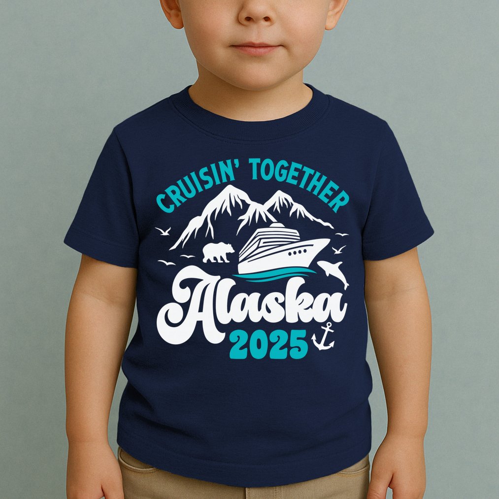 Alaska Cruise 2025 Matching Family Toddler T-Shirt