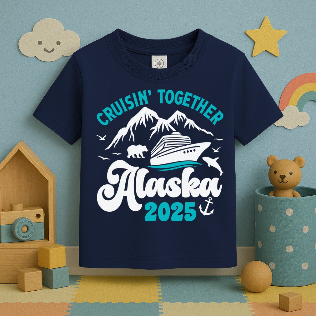 Alaska Cruise 2025 Matching Family Toddler T-Shirt