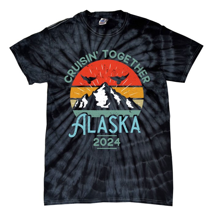 Alaska Cruise 2024 Matching Family Friends And Group Tie-Dye T-Shirt