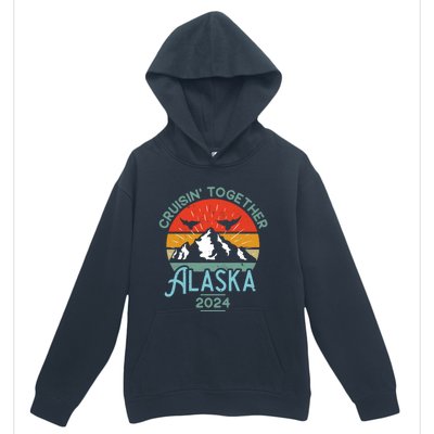 Alaska Cruise 2024 Matching Family Friends And Group Urban Pullover Hoodie