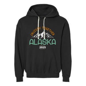 Alaska Cruise 2025 Matching Family Garment-Dyed Fleece Hoodie