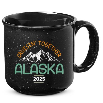 Alaska Cruise 2025 Matching Family 15oz Campfire Ceramic Mug