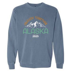 Alaska Cruise 2025 Matching Family Garment-Dyed Sweatshirt