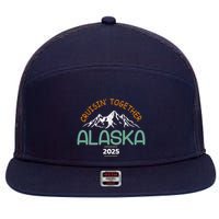 Alaska Cruise 2025 Matching Family 7 Panel Mesh Trucker Snapback Hat