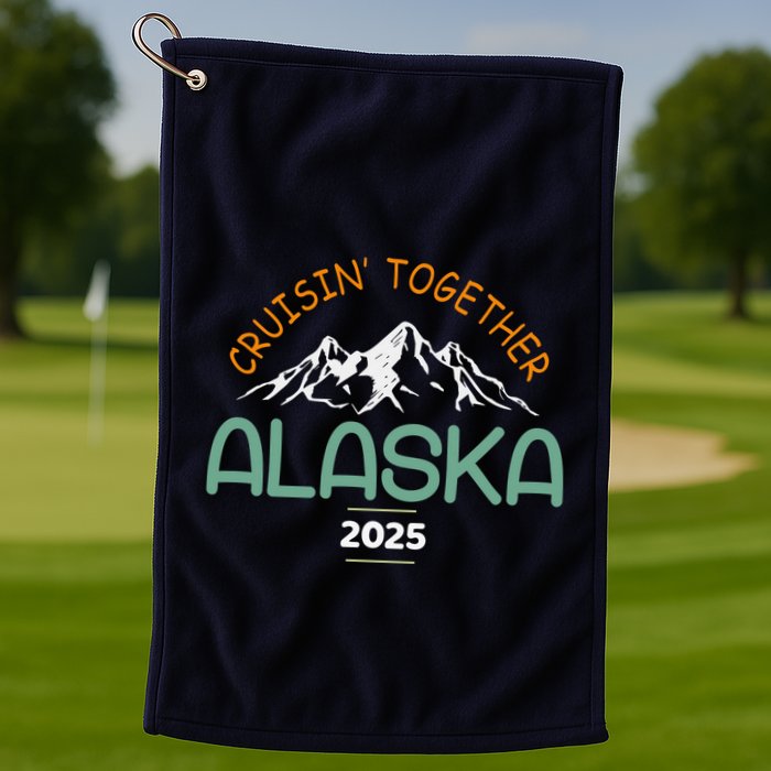 Alaska Cruise 2025 Matching Family Golf Towel