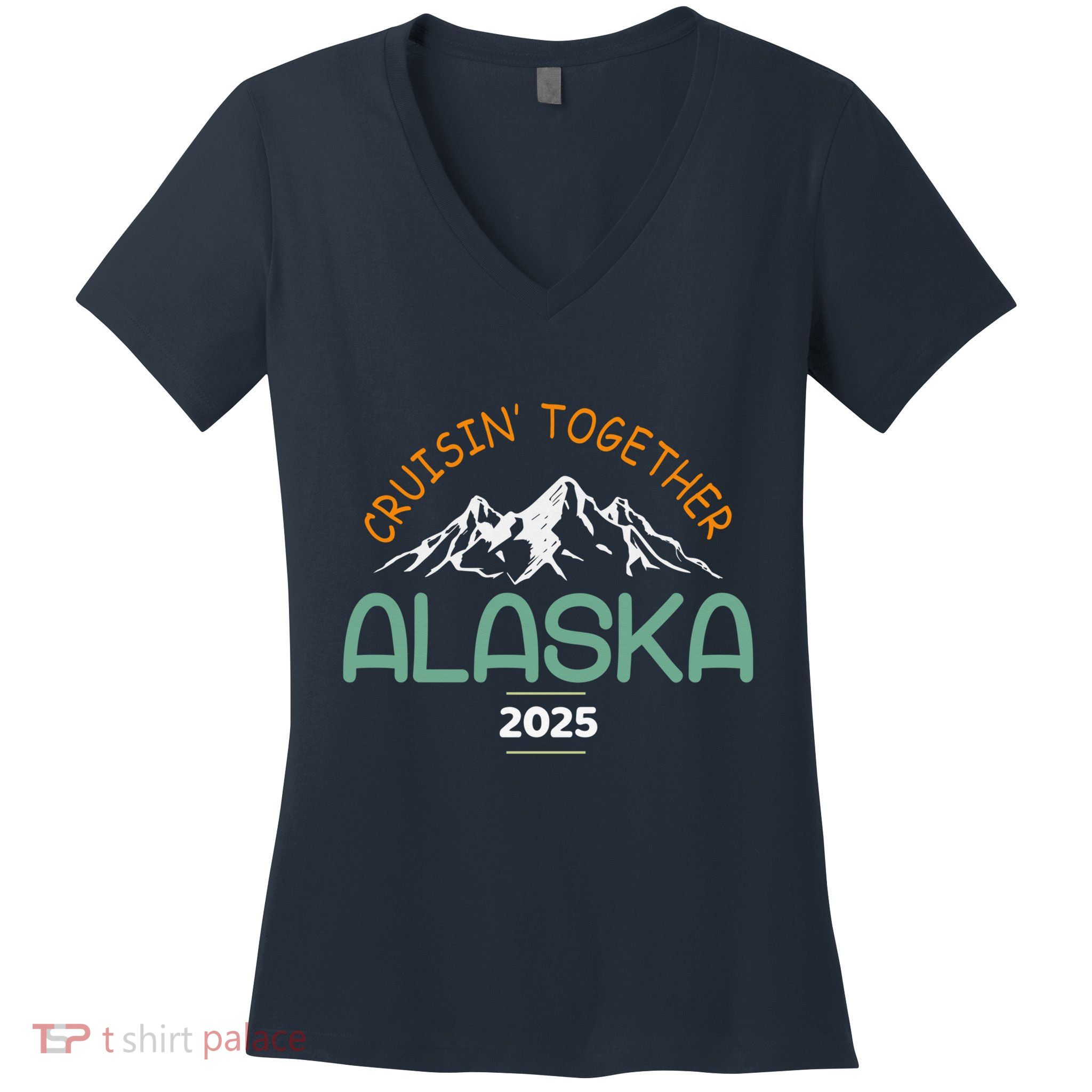 Alaska Cruise 2025 Matching Family Women's V-Neck T-Shirt