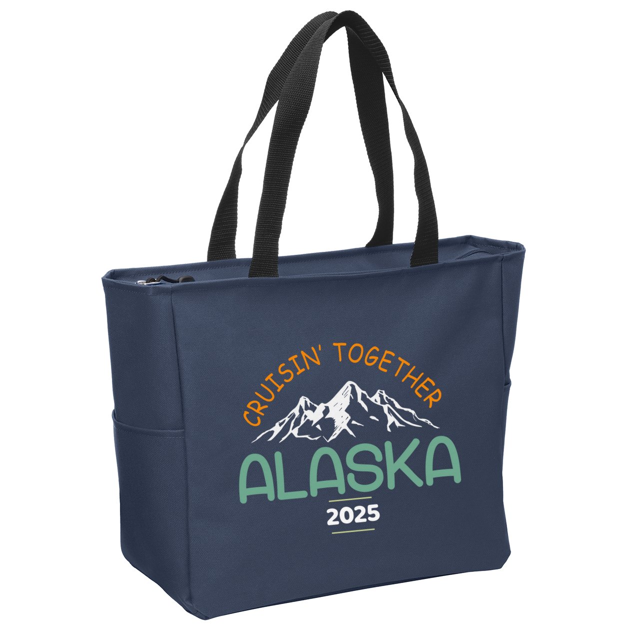 Alaska Cruise 2025 Matching Family Zip Tote Bag