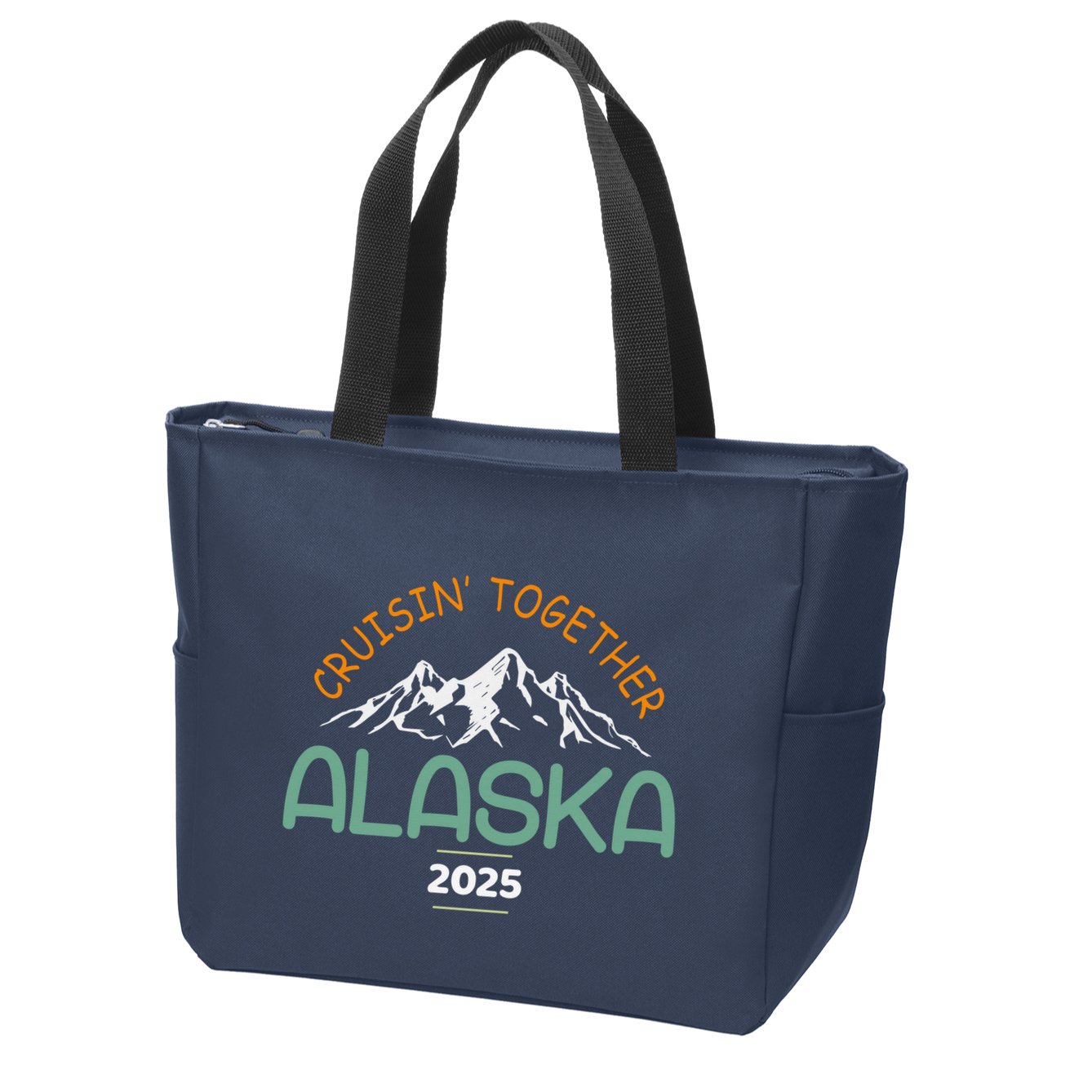 Alaska Cruise 2025 Matching Family Zip Tote Bag