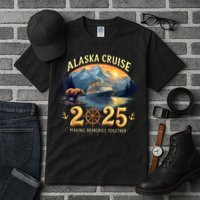 Alaska Cruise 2025 Matching Family And Group Adventure  Tall T-Shirt