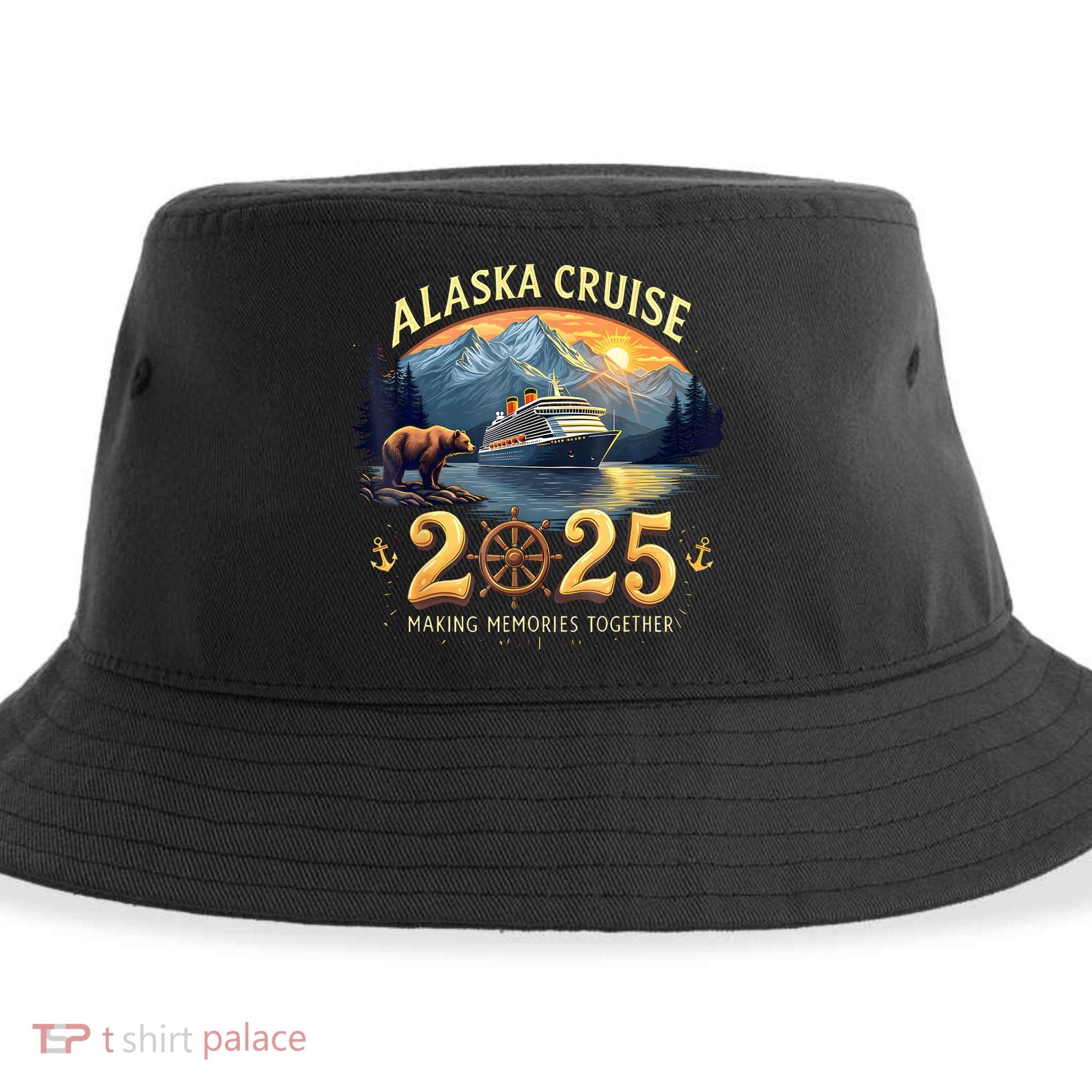 Alaska Cruise 2025 Matching Family And Group Adventure  Sustainable Bucket Hat