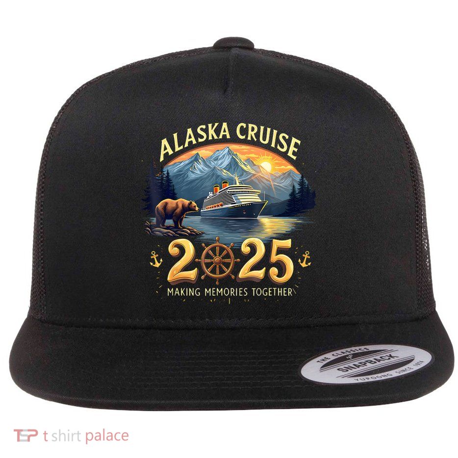 Alaska Cruise 2025 Matching Family And Group Adventure  Flatbill Hat