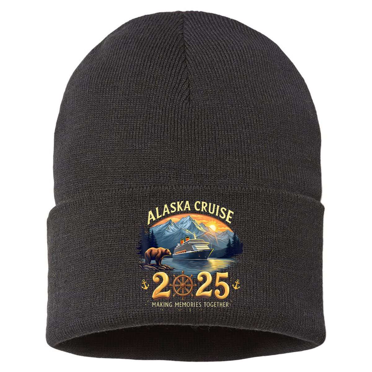 Alaska Cruise 2025 Matching Family And Group Adventure  Sustainable Knit Beanie