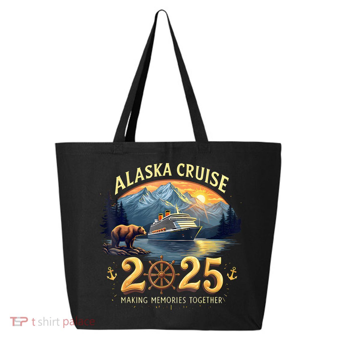 Alaska Cruise 2025 Matching Family And Group Adventure  25L Jumbo Tote