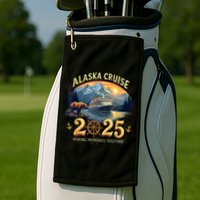Alaska Cruise 2025 Matching Family And Group Adventure  Golf Towel