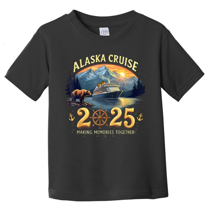 Alaska Cruise 2025 Matching Family And Group Adventure  Toddler T-Shirt