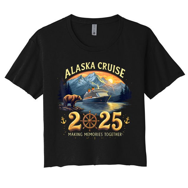 Alaska Cruise 2025 Matching Family And Group Adventure  Crop Top