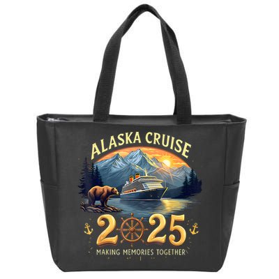 Alaska Cruise 2025 Matching Family And Group Adventure  Zip Tote Bag