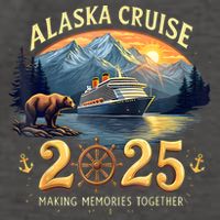 Alaska Cruise 2025 Matching Family And Group Adventure  Vector Backpack